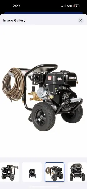 Alwb60825 Simpson 49-state 4-gpm Powershot 4400 Psi4-gpms Cold Water Gas Pressure Washer