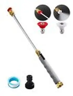 Sixrome 313088437409 2024 Upgraded Jet Nozzle Power Washer For Garden Hose Includes 2 High Gray #2
