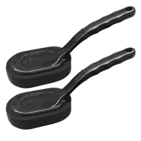 Skerjovl-svl-164 Skerjovl Tire Shine Applicator Brush Car Waxing Sponge With Curved Handle