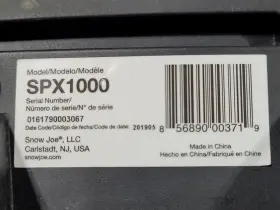 Spx1000 Snow Joe Sunjoe 110v Electric Pressure Washer Plastic Case Wheels Axles #3