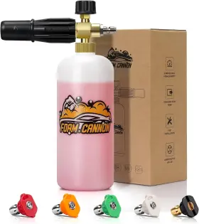 Spfc-cc-01 Sofipe Foam Cannon Kit 1l Bottle Snow With 5 Pressure Washer Nozzle Tips