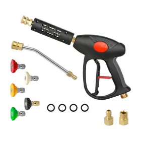 Sooprinse 414741672112 High Pressure Washer 4000 Psi 7 Inch Extension Wand With 5 Nozzle Tips M22
