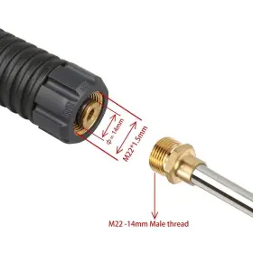 Sooprinse 714035207753 High Pressure Washer Power Spray 4000psi With 19 Inch Extension Wand Lance 5 #3