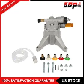 Sdp18063d198q Speedyparts4 3000 Psi Pressure Washer Pump 7/8 Inch Shaft Vertical Replaced 2.5 Gpm New