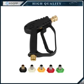 Sdp18016k203s Speedyparts4u Short Pressure Washer Gun With M22-14mm Inlet Stubby High Handle