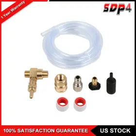 Sdp18018a196s Speedyparts4u 4500 Psi Nozz Downstream Injector Kit For Pressure Washer With Siphon Hose Black