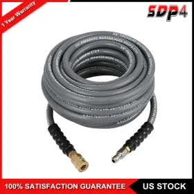 Sdp18052a194s Speedyparts4u High Pressure Washer Hose 50ft 4800 Psi 3/8 Inch Quick Connection