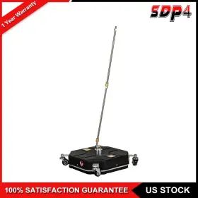Sdp18089j526s Speedyparts4u 16 Inch Pressure Washer Surface Cleaner 3600 Psi With 4 Wheels And 2 Extension Wands