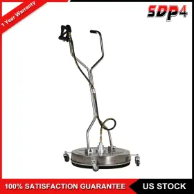 Sdp18097j518s Speedyparts4u 24 Inch Pressure Washer Surface Cleaner 4000 Psi With Handles And Wheels Quick Connect