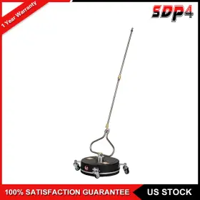 Sdp18098a524s Speedyparts4u 13.7 Inch Pressure Washer Surface Cleaner Stainless Steel 4000 Psi With Wheels