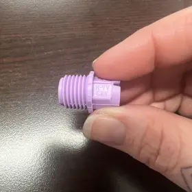 Says.-12003 Spraying Systems 12003 Light Purple 1/4 Inch Male Kynar Veejet Nozzle Lot 6