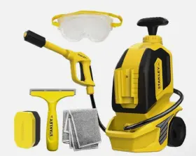 Stanley 810093982981 Jr. Pressure Washer Cleaning Set New Water Kids Children Toy Outdoor
