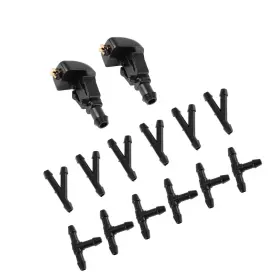 Gq247215d Strendier Windshield Washer Nozzle Black Plastic 1 Set Compatible With For Ford F