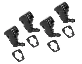 Gq30100ap4 Strendier 4pcs Front Windshield Washer Nozzles Kit With Rubber Gaskets For Ford Edge 20