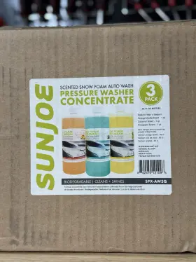 Sun Joe 842470120808 3-pack Pressure Washer Concentrate Auto Foam All Purpose Cleaner New
