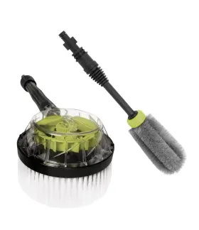 Sun Joe 842470125414 Car Cleaning Accessory Kit Pressure Washer Brush Set For Spx Series Cck