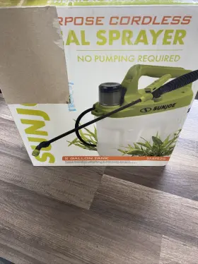 Sj-aps-2g Sun Joe Cordless All Purpose Chemical Sprayer 4-volt 2gallon/u #3