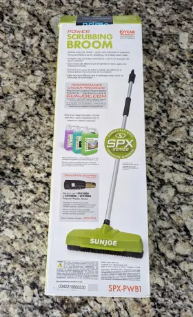 Spx-pwb1 Sun Joe Sunjoe Power Scrubbing Broom Pressure Washer Attachment
