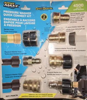 Surface Maxx Sgy-pwa78 Pressure Washer Quick Connect Kit