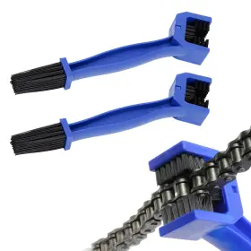 Suvnie-2582mc Suvnie 2 Pcs Motorcycle Chain Brush Gear And Cleaning Tool Blue