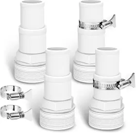 Tabashuna 4-spx1091z Universal 1.25 Inch / 1.5 Combo Hose Adapter Pool Filter Pump With Cla