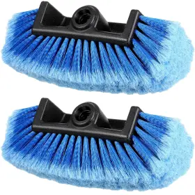 Dia-tanlade-8777 Tanlade 2 Pcs Car Wash Brush Head With Soft Detailing Bristle 10 Inch Blue
