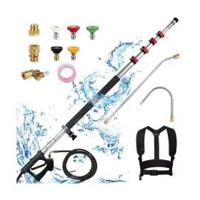 Taotazon 768479689774 24 Ft Pressure Washer Extension Wand Pole For With