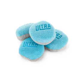 Trc-1290 The Rag Company Ultra Pearl Puck Applicator - Weave Microfiber With Patented No-soak