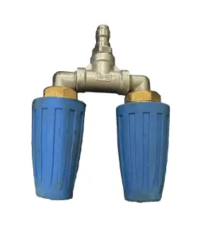 Thesiliconvalley 601549164613 4000 Psi Dual Turbo Nozzle Pressure Washer 4-6 Gpm 1/4 Inch Quick Connect Spray Tip