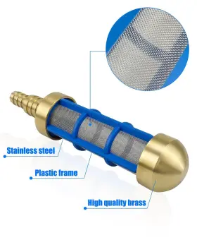 Tikscience 791162906063 Pressure Washer Filter Brass 3/4ftft 5/8ftft Hose Water Suction Strainer Pickup Filt #3