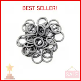 Titiskin 663376538487 Pressure Washer Qd Colored O-rings For 3/8 Inch Quick Coupler 50 Pack Grey