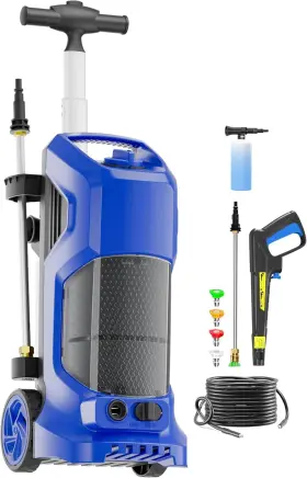 Tongcan 445002519526 Electric Pressure Washer 4800psi-max 3.0gpm With 4 Nozzles 25ft