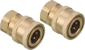 Tool Daily 313039228254 Pressure Washer Coupler 1/4 Inch Quick Connect