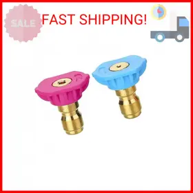 Tool Daily 606227926118 Second Story 1/4 Inch Quick Connect Nozzle Kit For Pressure Washer 2