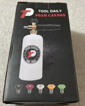 Jt001-1 Tool Daily Foam Cannon Up To 3000 Psi Pressure Washer With 1/4ftft Quick Connect