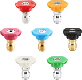 Jt001-10 Tool Daily Pressure Washer Tips Set Of 7 Power Orifice 3.5 Colors