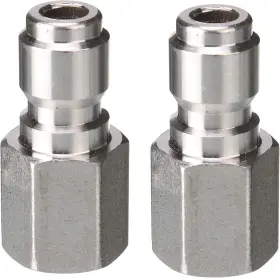 Jt011-2 Tool Daily Pressure Washer Coupler 1/4 Inch Quick Connect Plug To Fema