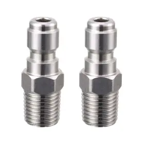 Jt011-3 Tool Daily Pressure Washer Coupler Quick Connect Plug 1/4 Inch Male Npt Fit