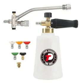 Jt024-3 Tool Daily Foam Cannon For Pressure Washer With Double Tip Attachment Dual L