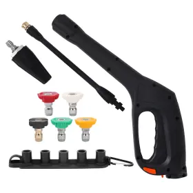 Jt085 Tool Daily Pressure Washer Gun With Wand Turbo Nozzle And 5 Spray Tips Compatible