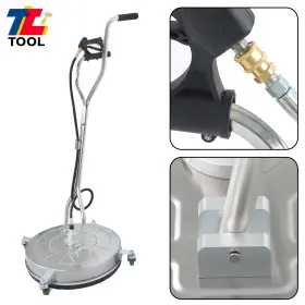 Tl6272808 Tool Library 24 Inch Pressure Washer Surface Cleaner With Handles And Wheels Quick Connect