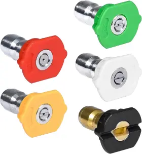 Toolcy 313047751720 Pressure Washer Nozzle Tips 4.5 Orifice Design Up To 5000 Psi Multiple