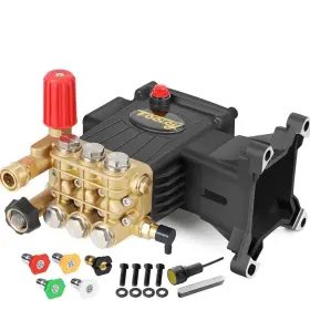B097rcg4yn Toolcy Horizontal Gas Engine Triplex 4000psi Pressure Washer Pump 4gpm