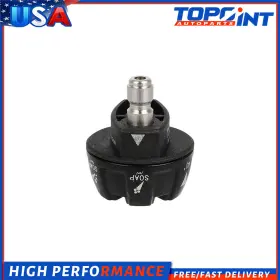 Ps18034ma200et Topoint 4000psi Pressure Washer Nozzle Power Washing Head With 1/4 Inch Quick Connect 4.0gpm