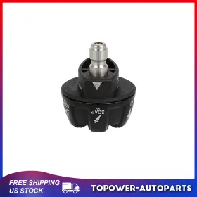 To18015at200p Topower 4000psi Pressure Washer Nozzle Power Washing Head With 1/4 Inch Quick Connect 4.0gpm