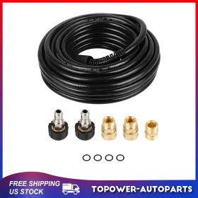 To18022at184p Topower High Pressure Washer Hose 50ft 3200 Psi M22-14mm Power Extension