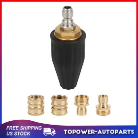 To18026at192p Topower 4.0gpm High Pressure Washer Rotating Turbo Nozzle Spray Tip 4000psi 1/4 Inch Quick