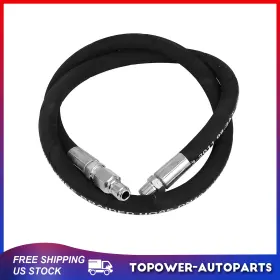 To18034at206p Topower Pressure Washer Whip Hose 4 Ft X 3/8 Inch Reel Connector For