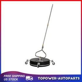 To18045at525p Topower 15 Inch Pressure Washer Surface Cleaner 4000psi With Extension Wand 1/4 Quick Connect