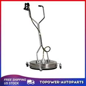 To18049an518p Topower 24 Inch Pressure Washer Surface Cleaner 4000 Psi With Handles And Wheels Quick Connect